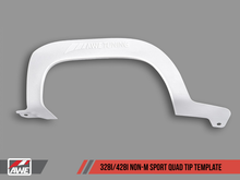 画像をギャラリービューアに読み込む, AWE Tuning BMW F3X 428i M Sport Quad Tip Marking Template
