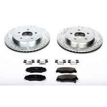 画像をギャラリービューアに読み込む, Power Stop 04-09 Cadillac XLR Rear Z23 Evolution Sport Brake Kit