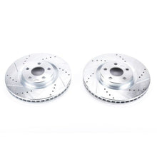 画像をギャラリービューアに読み込む, Power Stop 15-19 Ford Edge Front Evolution Drilled &amp; Slotted Rotors - Pair