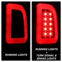 画像をギャラリービューアに読み込む, Spyder 97-03 Ford F150 Stylsd. F250 V3 Lght Bar LED Tail Lights - Blk Smk ALT-YD-FF15097V3-LBLED-BSM