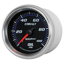 画像をギャラリービューアに読み込む, Autometer Cobalt 66mm 0-100 PSI Oil Pressure Gauge