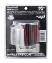 画像をギャラリービューアに読み込む, K&amp;N 1.375in Flange ID x 3in OD x 2.5in Height Clamp On Crankcase Vent Filter