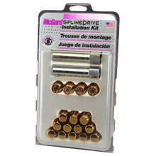 画像をギャラリービューアに読み込む, McGard SplineDrive Tuner 4 Lug Install Kit w/Locks &amp; Tool (Cone) M12x1.5 / 13/16 Hex - Gold (CS)