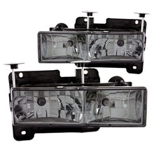 画像をギャラリービューアに読み込む, ANZO 1988-1998 Chevrolet C1500 Crystal Headlights w/ Smoke Lens