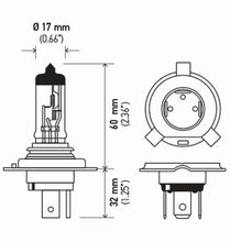 画像をギャラリービューアに読み込む, Hella Bulb H4 12V 60/55W P43T T4625 Sb