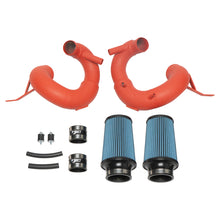 画像をギャラリービューアに読み込む, Injen 18-20 Kia Stinger 3.3L Twin Turbo Wrinkle Red Short Ram Air Intake