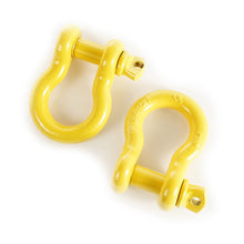 画像をギャラリービューアに読み込む, Rugged Ridge Yellow 7/8in D-Rings