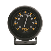 画像をギャラリービューアに読み込む, Autometer Autogage 3-3/4in. 0-8K RPM Black Dial/Black Case Pedestal Tachometer