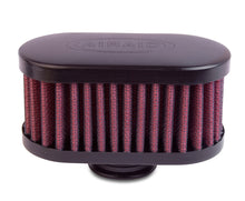 画像をギャラリービューアに読み込む, Airaid Rubber Top 1in ID - Push On 4in x 2in Oval OD 2in Tall Breather Filter