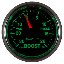 画像をギャラリービューアに読み込む, Autometer GS 52mm 30 in Hg/20 psi Mechanical Vacuum/Boost Gauge