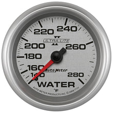 画像をギャラリービューアに読み込む, Autometer Ultra-Lite II 2 5/8in 140-280 Degree F Mechanical Water Temperature Gauge