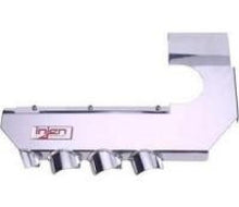 画像をギャラリービューアに読み込む, Injen Power-Flow Diamond Plate Heat Shield w/ clear coat Fits 3.00 3.50 Polished