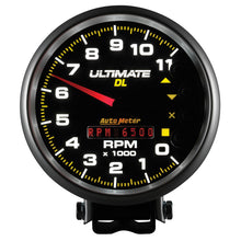 画像をギャラリービューアに読み込む, Autometer 5 inch Ultimate DL Playback Tachometer 11000 RPM - Black