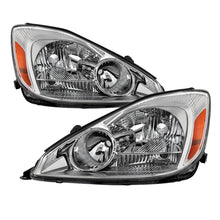 画像をギャラリービューアに読み込む, xTune Toyota Sienna 2004-2005 Halogen Only OEM Style Headlights Chrome HD-JH-TSIE04-AM-C