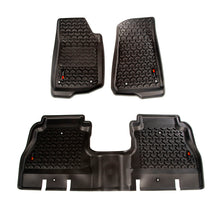 画像をギャラリービューアに読み込む, Rugged Ridge Floor Liner Front/Rear Black 2018-2020 Jeep Wrangler JL 4 Dr