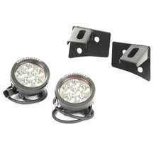 画像をギャラリービューアに読み込む, Rugged Ridge 07-18 Jeep Wrangler JK Round Windshield LED Light Kit w/ Brackets