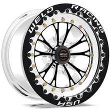 画像をギャラリービューアに読み込む, Weld Vitesse 15x10 / 5x4.75 BP / 7.5in. BS Black Wheel - Black Single Beadlock MT