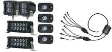 画像をギャラリービューアに読み込む, Hella Value Fit Kit 8in Light Bars - 8x Converter - Cube Lights x 2 - Rocker Lights x 4