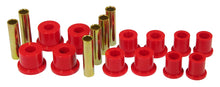 画像をギャラリービューアに読み込む, Prothane 89-95 Ford Ranger Spring &amp; Shackle Bushings - Red