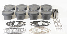 画像をギャラリービューアに読み込む, Mahle MS Piston Set SBF 408ci 4.030in Bore 4.000in Stroke 6.2in Rod .927 Pin -28cc 9.3 CR Set of 8