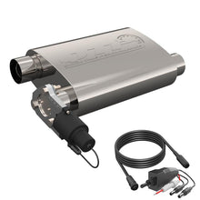 画像をギャラリービューアに読み込む, QTP 2.5in Weld-On 304SS Reverse Screamer Muffler w/Bolt-On QTEC Electric Cutout