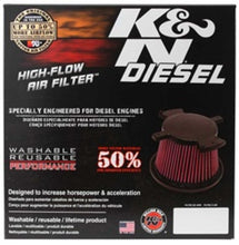 画像をギャラリービューアに読み込む, K&amp;N 08-10 Ford F250 Super Duty 6.4L Drop In Air Filter