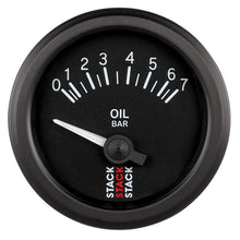 画像をギャラリービューアに読み込む, Autometer Stack 52mm 0-7 Bar M10 (M) Electric Oil Pressure Gauge - Black