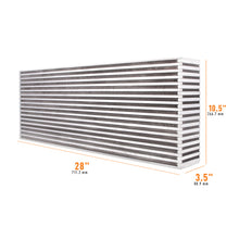 画像をギャラリービューアに読み込む, Mishimoto Universal Air-to-Air Intercooler Core - 28in / 10.5in / 3.5in