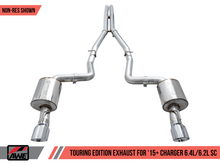 画像をギャラリービューアに読み込む, AWE Tuning 2015+ Dodge Charger 6.4L/6.2L SC Non-Resonated Touring Edition Exhaust - Silver Tips