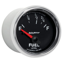 画像をギャラリービューアに読み込む, AutoMeter Gauge Fuel Level 2-1/16in. 73 Ohm(e) to 10 Ohm(f) Elec Gs