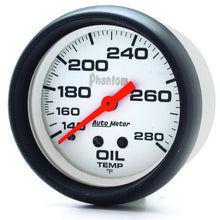 画像をギャラリービューアに読み込む, AutoMeter Gauge Oil Temp 2-5/8in. 140-280 Deg. F Mechanical Phantom