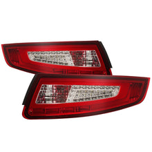 画像をギャラリービューアに読み込む, xTune Porsche 911 997 05-08 Light Bar LED Tail Lights - Red Clear ALT-ON-P99705V2-LBLED-RC