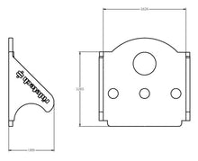 画像をギャラリービューアに読み込む, Ridetech Upper Ridetech Bolt-On 4 Link Bridge Mount