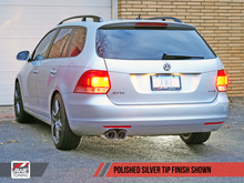 画像をギャラリービューアに読み込む, AWE Tuning Mk5 Jetta Mk6 Sportwagen 2.5L Touring Edition Exhaust - Diamond Black Tips