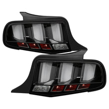 画像をギャラリービューアに読み込む, Spyder 10-12 Ford Mustang - Light Bar Seq. Turn Signal LED Tail Lights - Black - ALT-YD-FM10-LED-BK