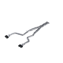 画像をギャラリービューアに読み込む, MBRP 15-16 Dodge Challenger RT 5.7L T304 SS 3in Dual Rear Cat-back CF Quad Tips - Street