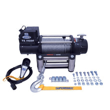 画像をギャラリービューアに読み込む, Superwinch 11500 LBS 12V DC 3/8in x 84ft Steel Rope Tiger Shark 11500 Winch