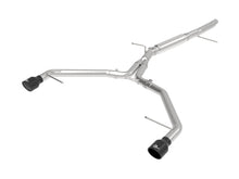 画像をギャラリービューアに読み込む, aFe 17-19 Audi A4 (L4-2.0L) MACH Force-Xp  Stainless Steel Axle-Back Exhaust System - Black Tip