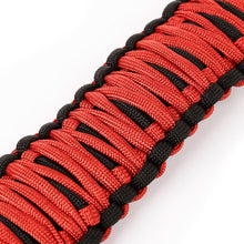 画像をギャラリービューアに読み込む, Rugged Ridge Paracord A-Pillar Grab Handle Red 07-18 Jeep Wrangler JK