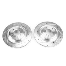 画像をギャラリービューアに読み込む, Power Stop 15-16 Mercedes-Benz SL400 Rear Evolution Drilled &amp; Slotted Rotors - Pair