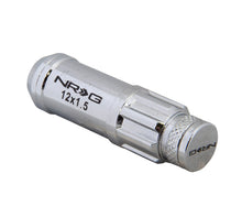 画像をギャラリービューアに読み込む, NRG 700 Series M12 X 1.5 Steel Lug Nut w/Dust Cap Cover Set 21 Pc w/Locks &amp; Lock Socket - Silver
