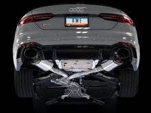 画像をギャラリービューアに読み込む, AWE Tuning Audi B9 RS 5 Sportback Touring Edition Exhaust-Resonated- Diamond Black RS Style Tips
