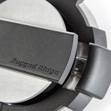 画像をギャラリービューアに読み込む, Rugged Ridge Elite Fuel Door Non-Lock Brushed Alum 07-18 Jeep Wrangler JK