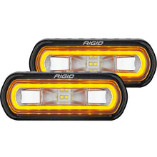画像をギャラリービューアに読み込む, Rigid Industries SR-L Series Surface Mount LED Spreader Pair w/ Amber Halo - Universal