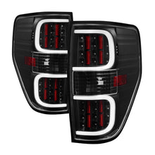 画像をギャラリービューアに読み込む, xTune Ford F150 09-14 LED Tail Lights - Black ALT-ON-FF15009-LBLED-BK