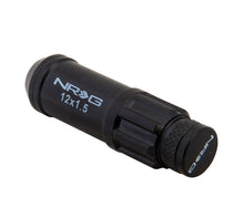 画像をギャラリービューアに読み込む, NRG 700 Series M12 X 1.5 Steel Lug Nut w/Dust Cap Cover Set 21 Pc w/Locks &amp; Lock Socket - Black