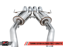 画像をギャラリービューアに読み込む, AWE Tuning 14-19 Chevy Corvette C7 Z06/ZR1 (w/o AFM) Touring Edition Axle-Back Exhaust w/Chrome Tips