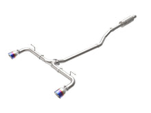 画像をギャラリービューアに読み込む, aFe Takeda 2-1/2in 304 SS Cat-Back Exhaust w/ Blue Flame Tips 14-18 Mazda 3 L4 2.0L/2.5L