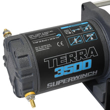 画像をギャラリービューアに読み込む, Superwinch 3500 LBS 12V DC 7/32 in x 32 ft Steel Rope Terra 3500 Winch - Gray Wrinkle