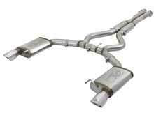 画像をギャラリービューアに読み込む, aFe MACHForce XP 3in Sport Tone Cat-Back Exhausts w/ Polished Tips 15-17 Ford Mustang V6/V8